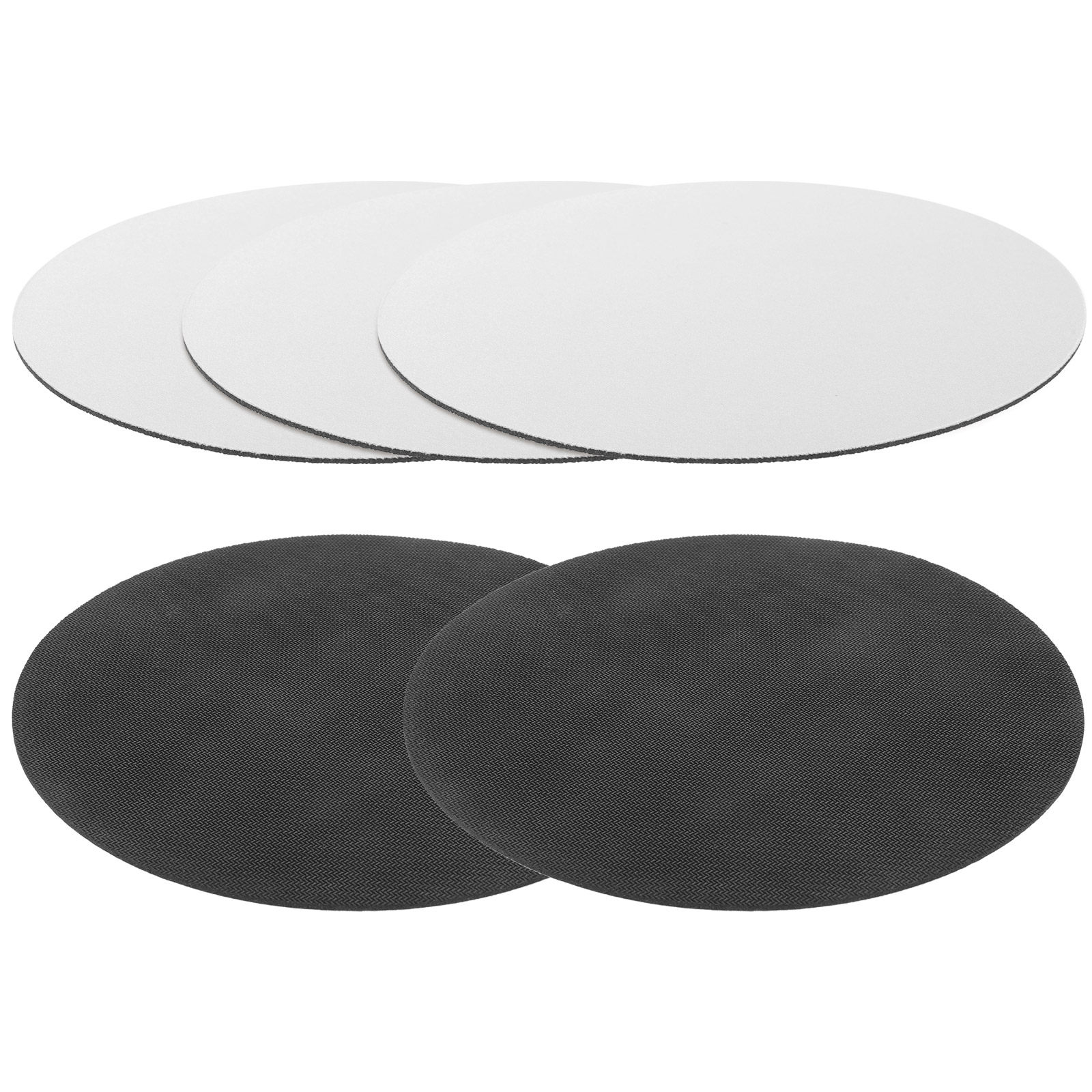 Mouse Pad Blank Sublimation - 5枚セット プロフェッショナル昇華型マウスパッドブランクス 特大サイズ 滑らかな表面 滑り止めゴムベース オフィス、家庭、ゲーム、学習用