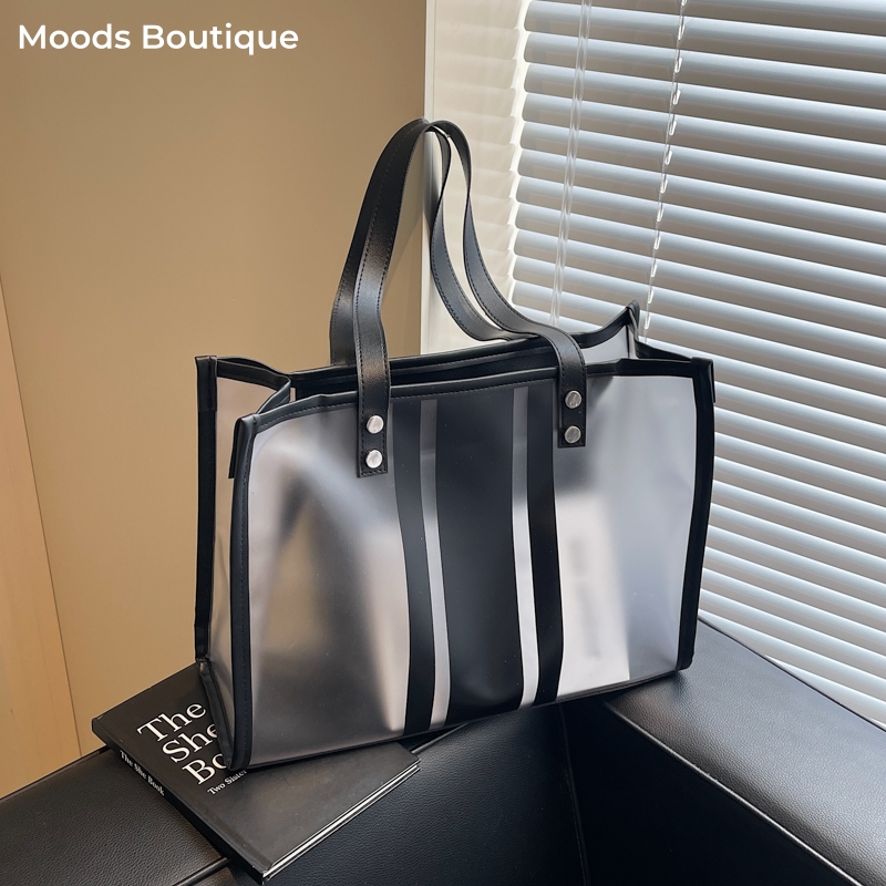 Tote Bag Sublimation - ショルダーバッグ トートバッグ 大容量 ハンドバッグ新着商品 2025 夏ホット透明ショルダーバッグセット女性のための