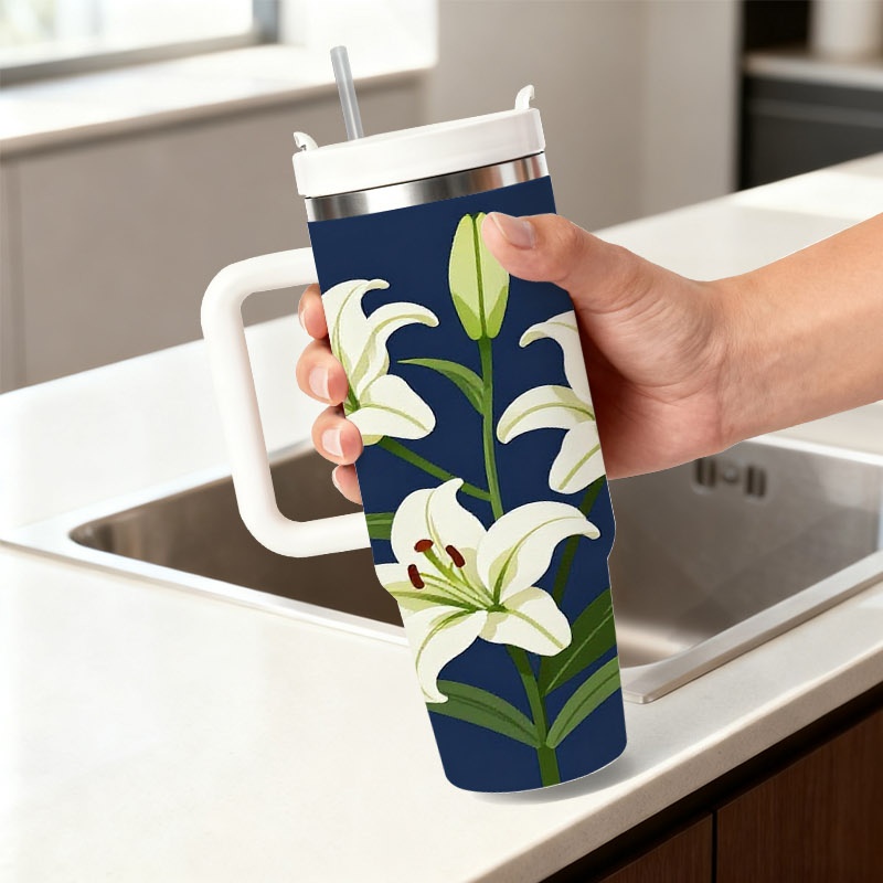 40オンスのウォーターボトル（お茶にも最適）、18時間保温・ - Sublimation Mug White のレビューと価格