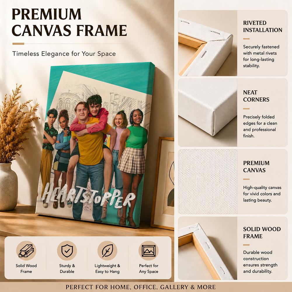TVホット H-ハートストッパー 映画絵画 書道 HDキャン - Canvas Wrap Ready のレビューと価格