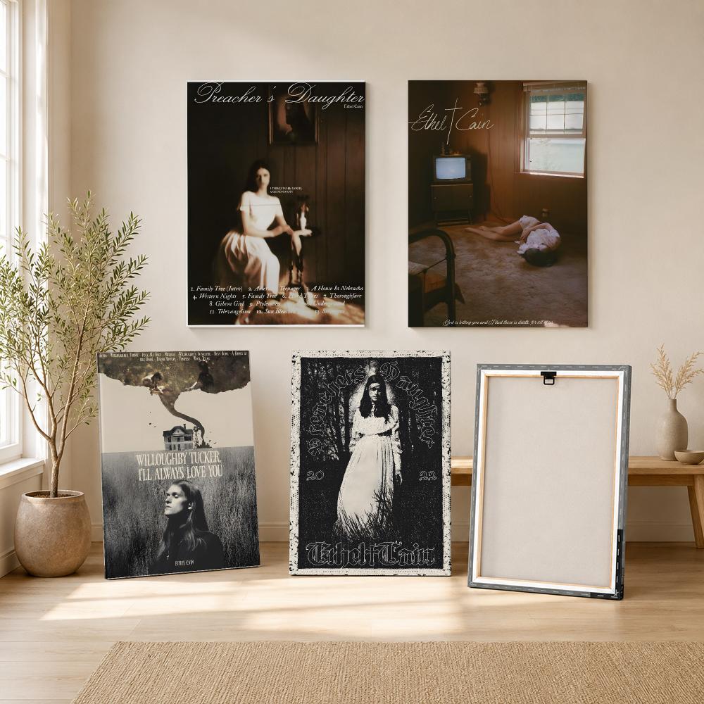 シンガー・E・エセル・ケインの絵画・書道HDキャンバスウォー - Canvas Wrap Ready のレビューと価格