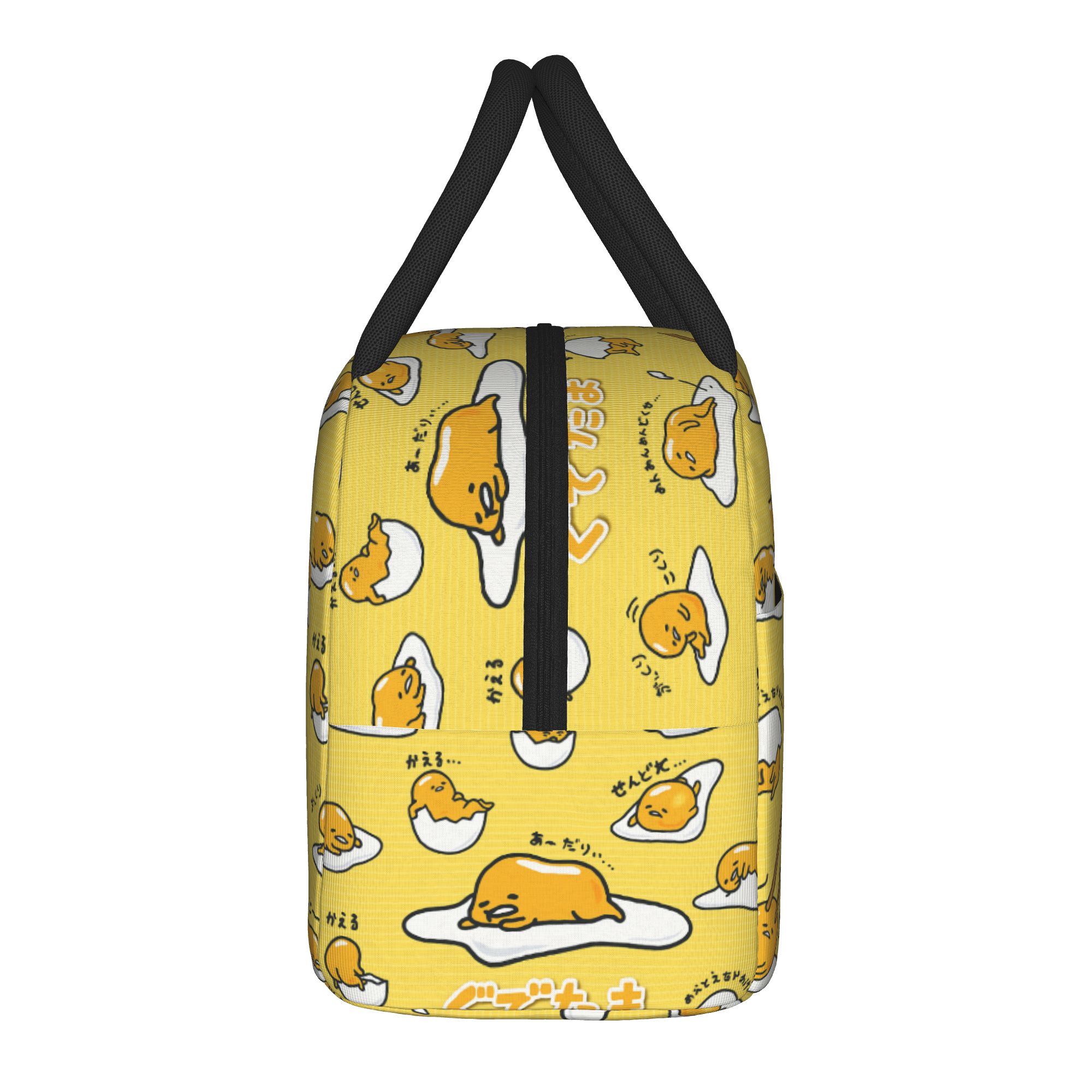 ぐでたまかわいい卵漫画断熱ランチバッグ漏れ防止食事容器保温バ - Tote Bag Sublimation のレビューと価格
