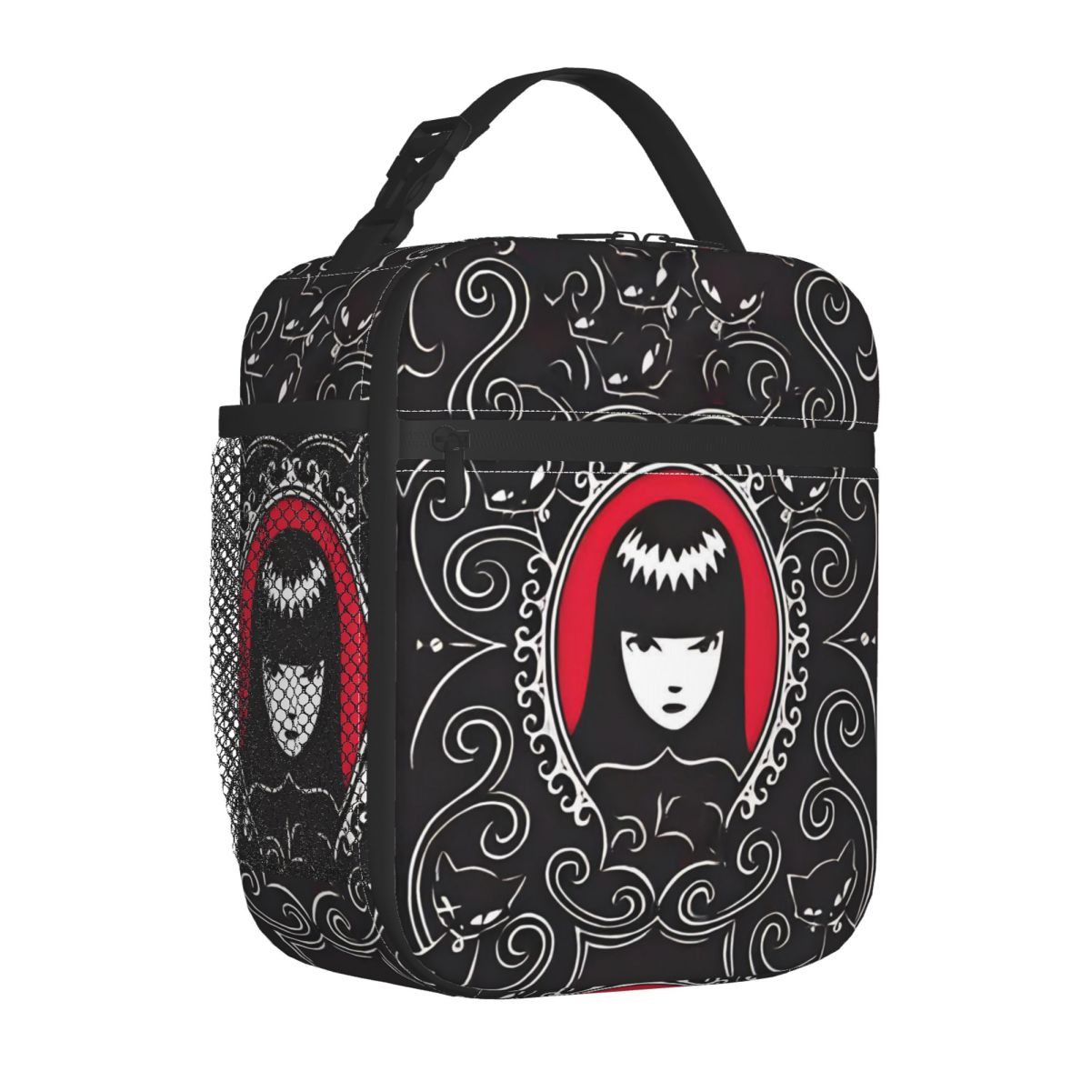 E-Emily The Strange 面白いプリント断熱ラ - Tote Bag Sublimation のレビューと価格