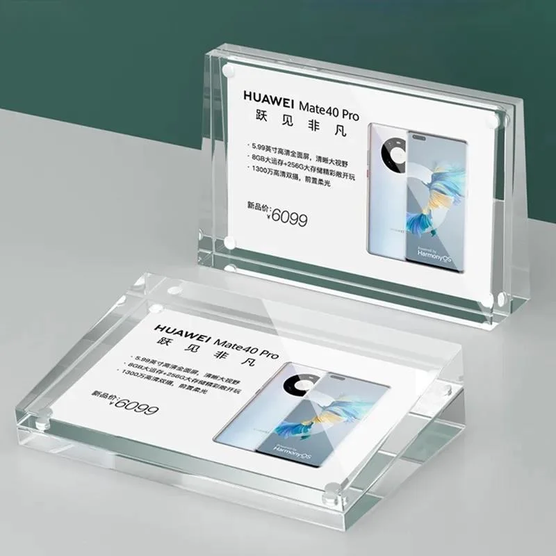 2個入り 100x70mm アクリルブロックフォトフレーム  - Photo Acrylic Block のレビューと価格
