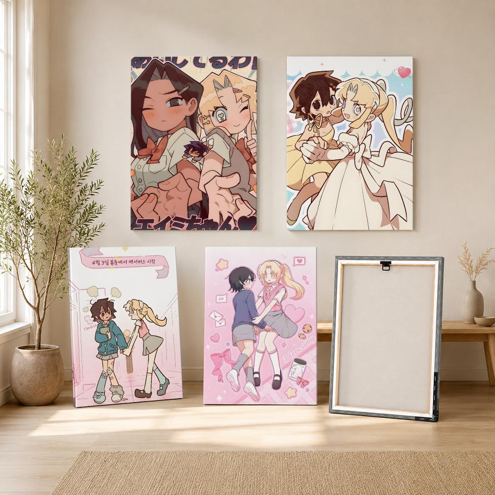アニメ「アイ・ラブ・エイミー」絵画・書道HDキャンバスウォー - Canvas Wrap Ready のレビューと価格